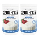 NaturesPlus SPIRU-TEIN, Vanilla - 1,06 lbs, pakiranje po 2 - na rastlinah osnovani beljakovinski prašek - vegetarijanski, gluten prosti - 32 skupno serviranje