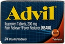 Komplet ibuprofen v obliki adviliranih kapsul, 200 mg, 24 Ct 1, 1 oz (4 pakiranja) (Bundle)