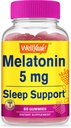 WellYeahe Melatonin Gumies 5 mg - Naravne izvorne arome - Gummy dodatek brez zdravil - Gluten brezplačno in želatina brezplačno, vegetarijansko - 60 Gumies