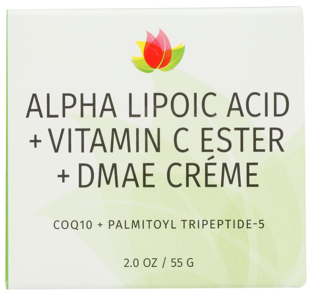 REVIVA LABS - Alfa lipoična kislina Vitamin C Ester DMAE Creme (2.oz)