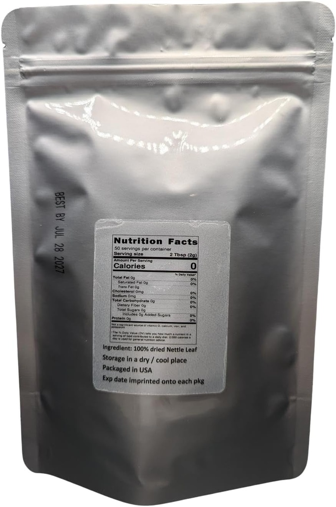 Nettle Leaf - Urtica dioica Suhi Loose Leaf 100% iz narave (1 oz)