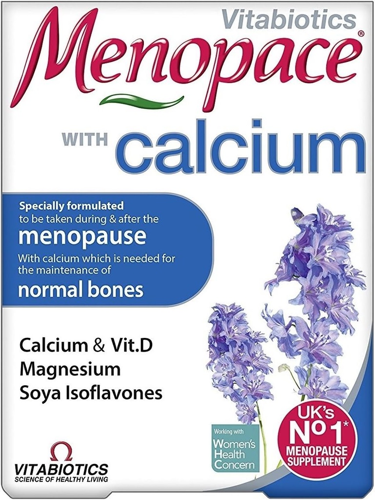 4 enote (Bulk Pack) Vitabiotics Menopace s Calcium 60 tablete