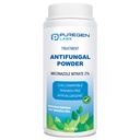 Puregen Labs Antiglivični prašek z 2% mikonazol Nitrat za pogoste glivične okužbe, vključno z Athletovo nogo, Jock Srbečico in Ringflym, brez smukca, 3 oz (85g)