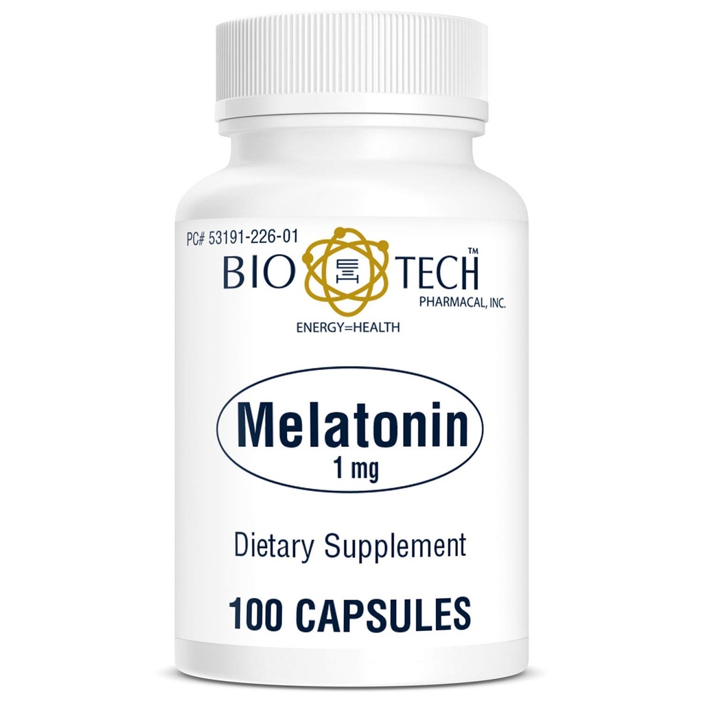 Bio-Tech Pharmacal melatonin (1 mg, 100 kapsul)