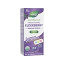Naravoslovna pot Sambucus Elderberry Tradicionalni Imunski sirup za starost 1+, Tradicionalna Imunska podpora*, Antioksidant Podpora*, Izvleček črnega Bezga, USDA Certified Organic, 4 Fl Oz
