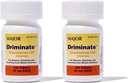 MAJOR Driminat - dimenhidrinat 50 mg tablete za bolezen z gibanjem - zdravilo proti slabosti - 100 tablet (2 pakiranji)