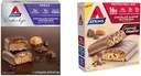 Atkins Endulge Chocolate Caramel Mousse Bar, Desert Favorite, 1g sladkor, visoko v vlakni, 5 Count & Chocolate Almond Butter Meal Bar, Keto prijazno, 5 Count
