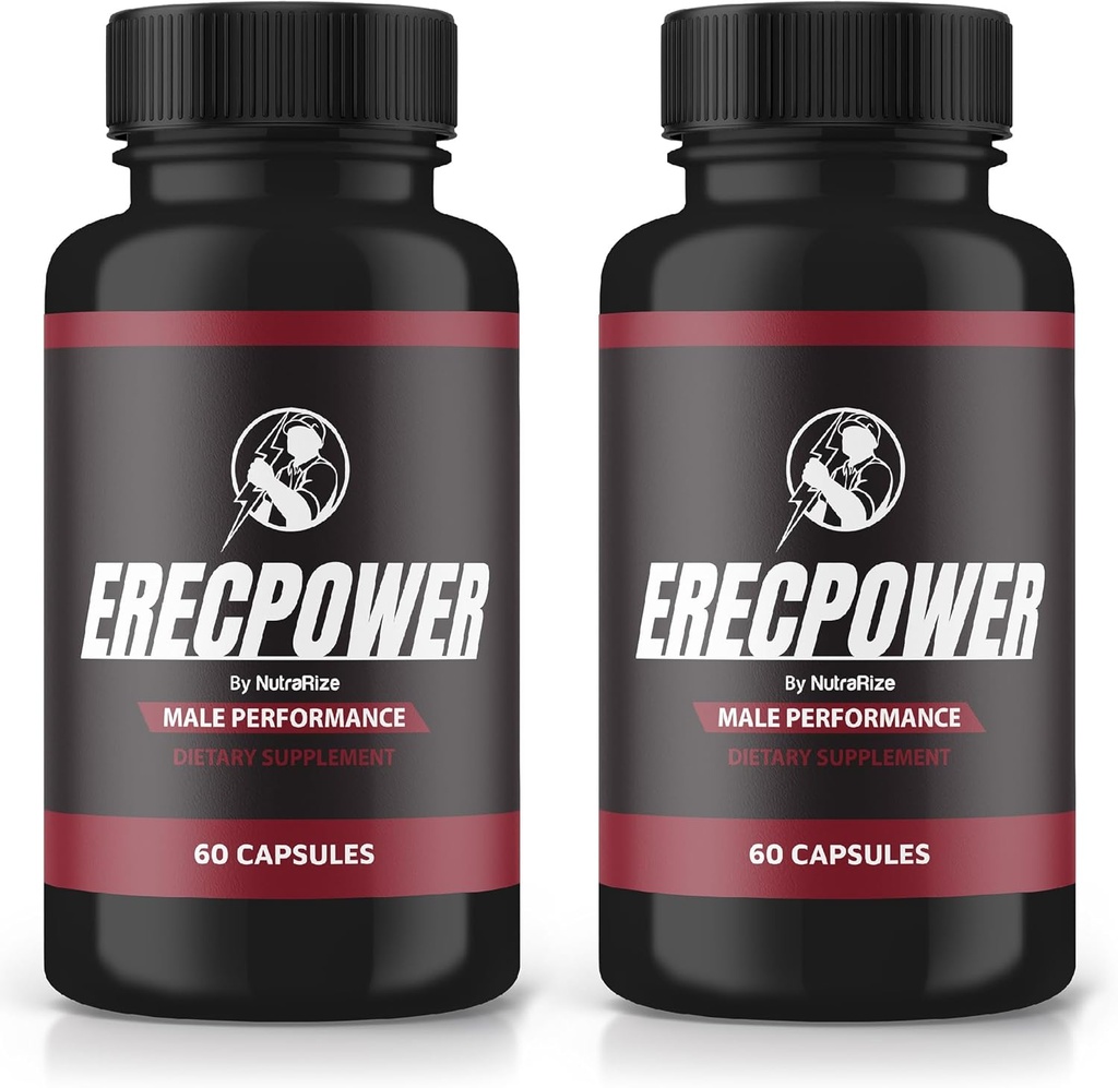 (2 paket) Erecpower kapsule, Erecpower tablete za moške, Erecpower moški Performance dodatek, Napredna formulacija za podporo moški aktivni življenjski slog, Erec Power Pastillas Mnenja (120 kapsul)