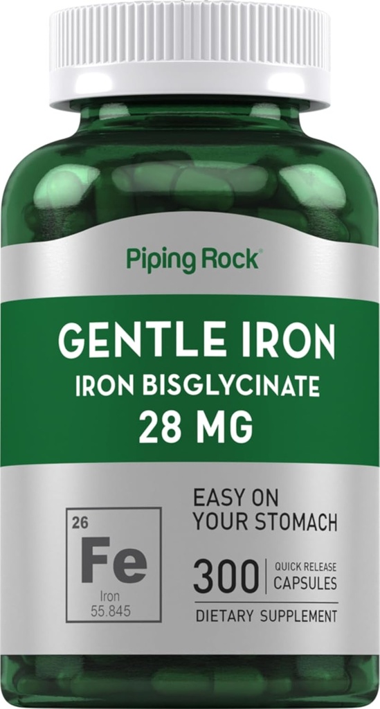 Piping Rock železov biglicinat 28 mg 