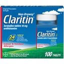 Klaritin alergija Medicina za odrasle, 24 ur ne- Motna Loratadin 10 mg tablete, Antihistaminik, 100 tablete