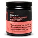 LEGION Micronized Kreatin monohidrat dodatek - Čist kreatin v prahu za pridobivanje mišic in post vadbe recovery - Micronized Kreatin dodatek za maksimalno absorpcijo (100 serving, nearomatizirana)