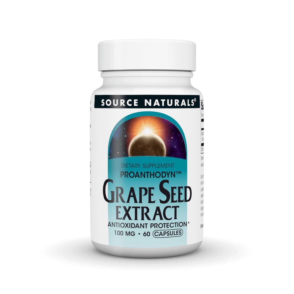 Vir Naturals Grozdni ekstrakt, ščiti in podpira zdravo staranje možganov*, 100 mg - 60 kapsul