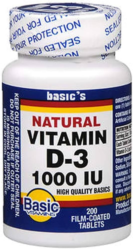 Vitamin D-3 1000 i.e. filmsko obložene tablete - 200 ct