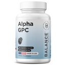 Alpha GPC Choline Supplement 600mg, 120 Veg kapsule - Napredni spomin Formula, Nootropic Brain Support (120 število (Pack of 1))