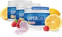 Nello Supercalm Drink Mix - Ashwagandha KSM 66, Magnezijev Glicinat, L-Theanin, Vitamin D3 - Izvleček korenine Ashwagandha, Magnezij & L-Theanine dodatek - (30 servivov) - 3 paket