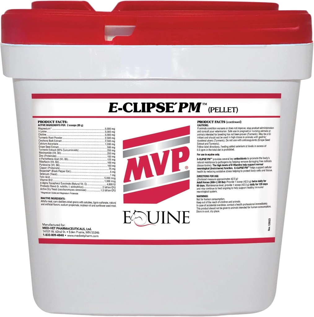 E-klipse PM (18 lb) Nevrološko zdravje/imunska podpora za konje