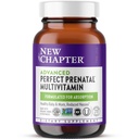 Novo poglavje Napredno Popolni prednatalni vitamini, 270ct, Izdelano z organskimi, ne-GMO Sestavine za zdravo Baby & Mama - Folat (metilfolat), Fementirano železo, Vitamin D3 + Ginger