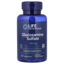 Življenje podaljšanje glukozamin sulfat, 750 mg, Podpira koleno Comfort in skupno zdravje, Gluten-free, Ne-GMO, 60 kapsul