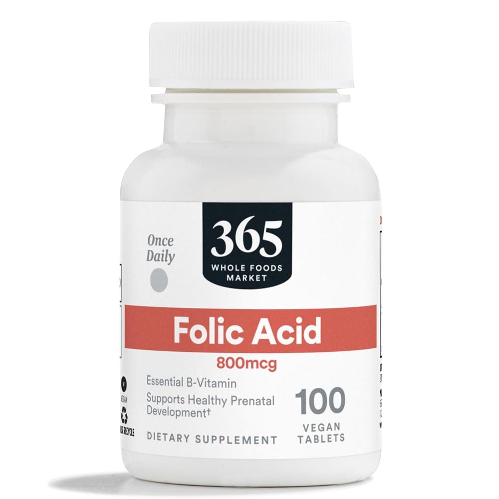 365 po celotnem trgu živil, Folna kislina 800 MCG, 100 CT