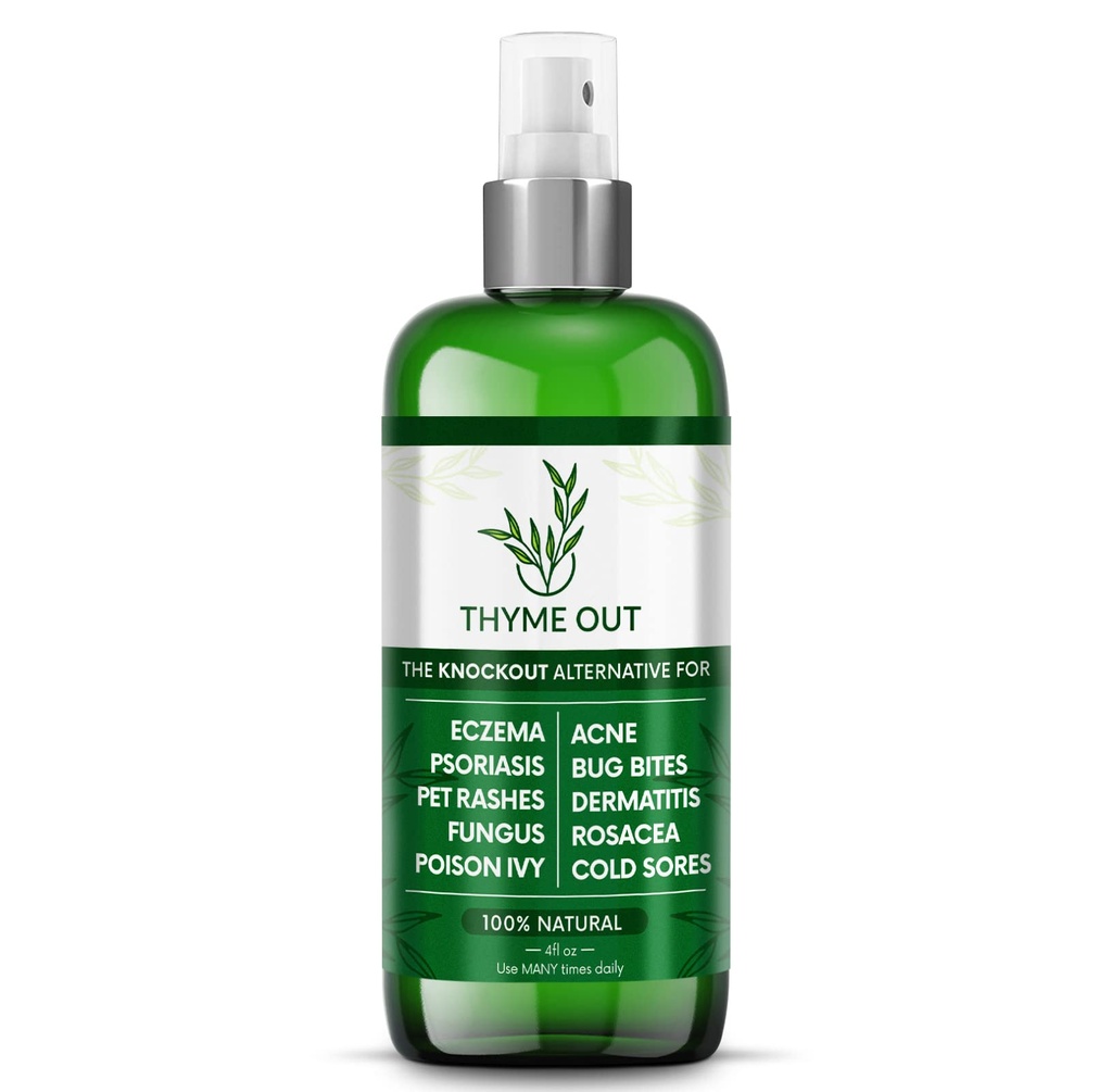 Vse naravne ekcema zdravljenje- Psoriaza zdravljenje - all-in-one rešitev za Acne, Dermatitis, Rosacea, hladne rane, bites, strupena bršljan - Anti-srbenje Spray za srbeče kožne olajšave 4oz