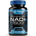 Wellness LABSRX NAD dodatek, 1500mg - ZDA Made Liposomal NAD+ Dodatek z Resveratrol, NAD Plus povečanje - podpora celično zdravje, Stamina & zdravo staranje - Ultra moč kapsule