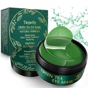 Tiepetly pod očmi maske s kolagenom, zeleni čaj oči obliži za temne kroge in Puffiness, Hidrating, proti gubam, 60 kosov