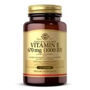 Solgar Vitamin E 670 mg (1000 i.e.), 180 Softgels - Naravni antioksidant, Kožna in Imunski sistem Podpora - Naravno-nasičeni Vitamin E - Gluten Free, Dairy Free - 180 Servings