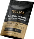 Kalcij 600mg z vitaminom D3 20mcg, 250 obložene tablete - podpora za zdravje kosti