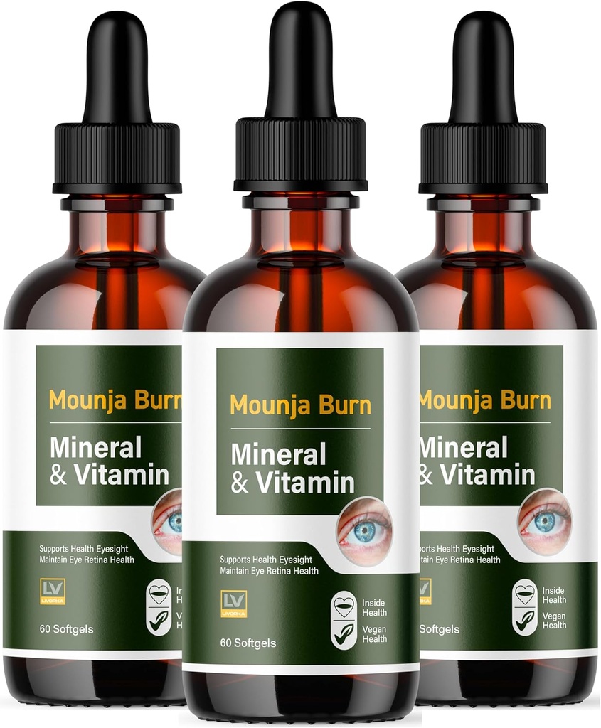 (3 paket) Mounja gorijo napredne kapljice Formula 3 steklenice za 90 dni