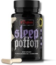 Spanje Potion, Melatonin-free Sleep Support Kapsule 120 Count, Magnezijev Glicinat L-Theanin Cinkov glicin Kamilica Jujube Semena Lemon Balm, 30 do 40 Serving, Gluten Free