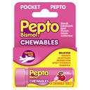 Pepto Bismol Žepna žvečljiva tableta za slabost, zgago, prebavne motnje, razdražljivo želodec in drisko - 5 hitro lajšanje simptomov, češnjeva aroma 24 ā