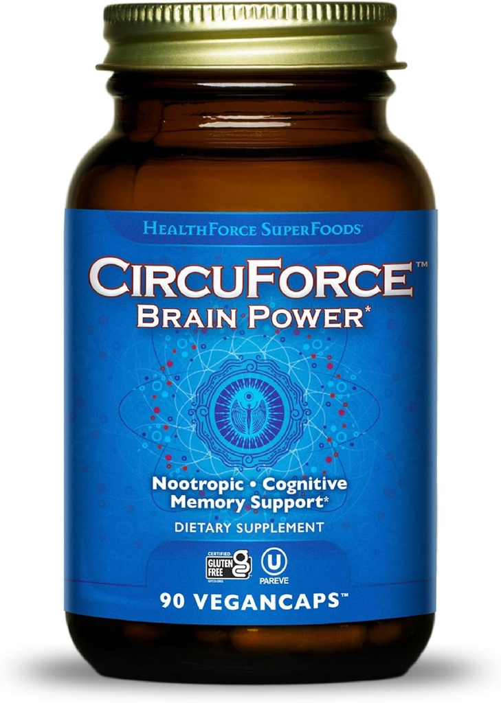 ZDRAVSTVENA NADOMESTILA CirkuForce Brain Power - 90 Veganskih kap