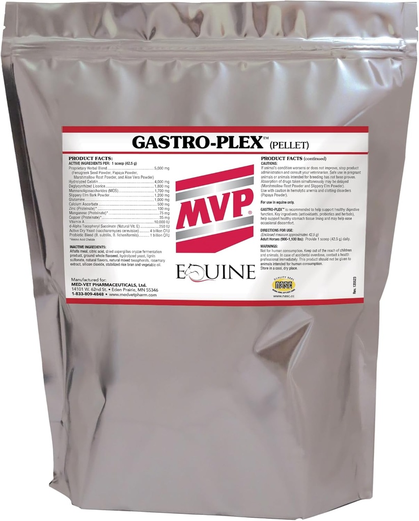 Gastro-Plex (6 lb) podpira Gut zdravje in Hindgut prebavljanje v konjih
