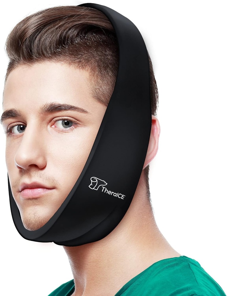 TheraICE Soft Wisdom Zobje Recovery led paket zaviti obraz. TMJ Pain Relief Product. Zobna oralna kirurgija Ledeni paket. Jaw Chin Tonsillactomy glava obraz Jaw Bra Raztegljiv hladno gel. Ni težko vstaviti 1 velikost