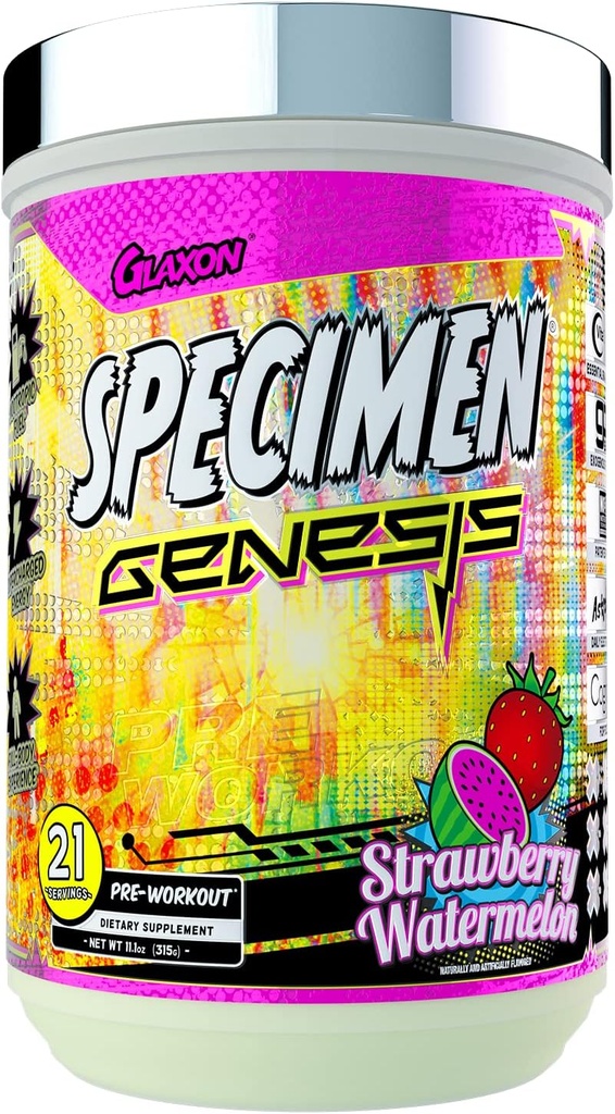 Specimen Polni spekter Visoko Stimulant Pred-workout Powder 
