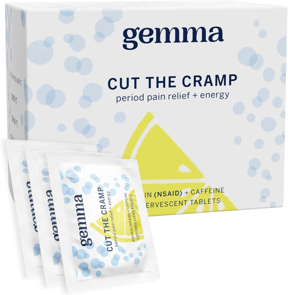 Gemma Cut The Cramp - hitro menstrualno Cramp & obdobje lajšanje bolečine - multi-Simptom Formula obravnava menstrualne Cramps, utrujenost, napenjanje, glavobol v 15 minutah