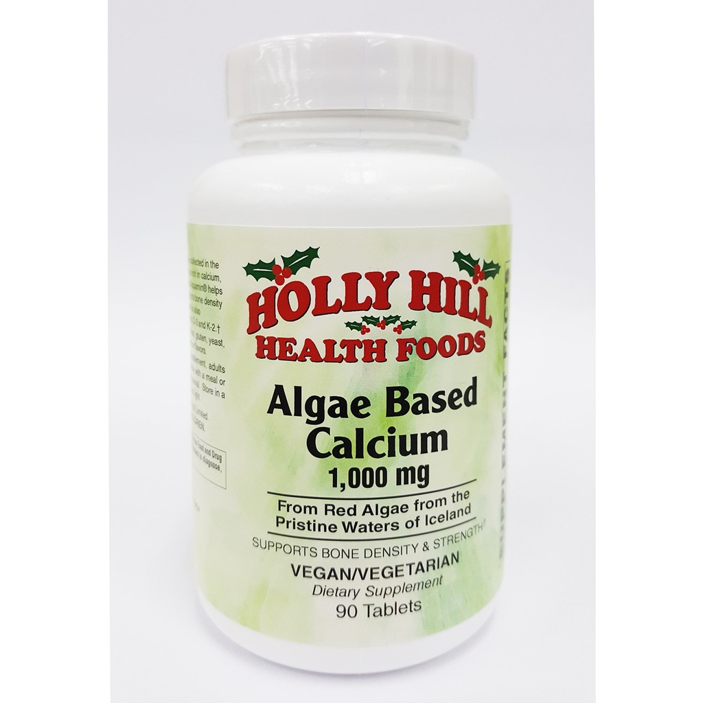 Holly Hill Health Foods Alge na osnovi kalcija 1000 mg, 90 tablet