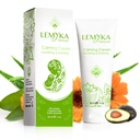 Naravne ekcema krema, Srbečica Relief za atopijski dermatitis, Pomirjujoče & Intenzivno vlažilni, Suh razpokan kožni balzam, Anti srbečica mazilo, 10X Organska aloe vera, ceramidi, LEMYKA, 2OZ