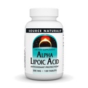 Vir Naturals Alpha Lipoic Acid 200 mg Podpira zdravo presnovo sladkorja, delovanje jeter in ustvarjanje energije - 120 tablet