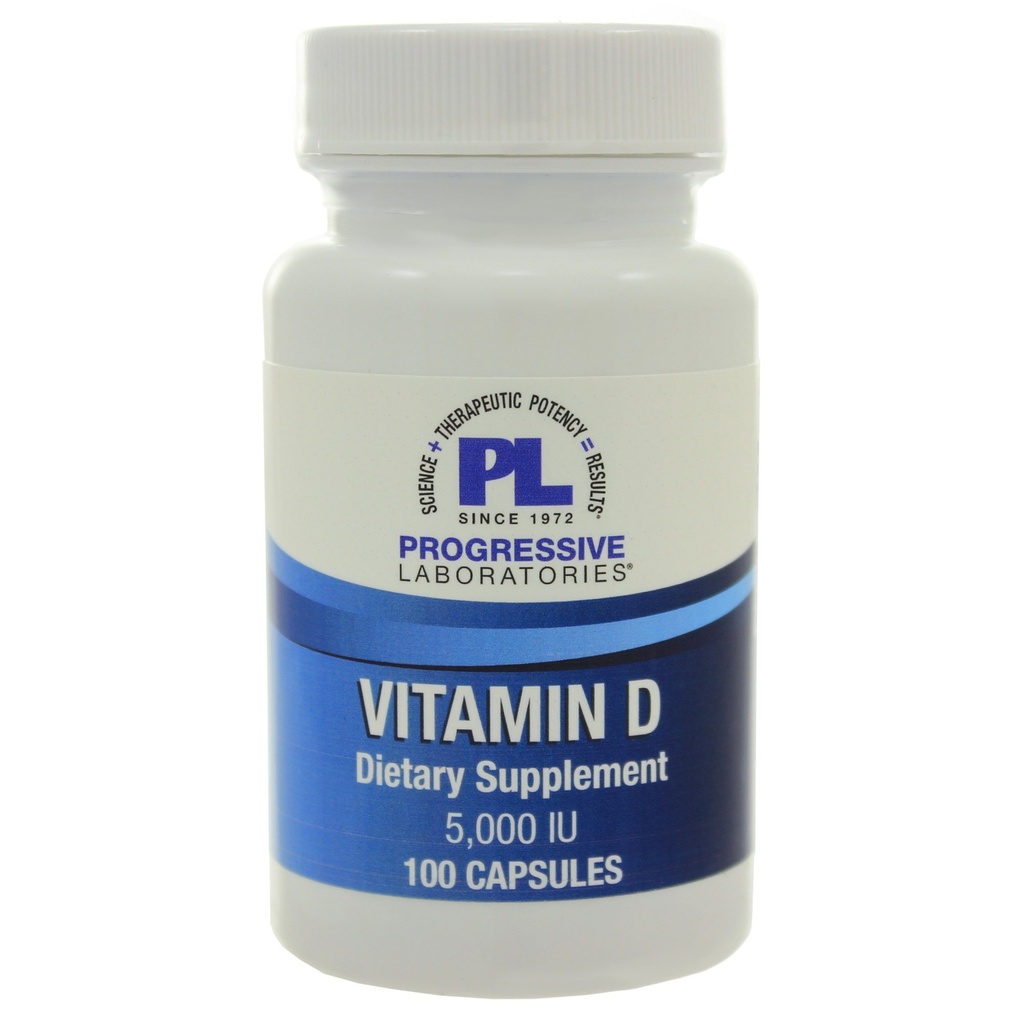 Progressive Labs Vitamin D-3 5. 000 i. e. 100 kapsul