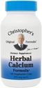 Christopher's Original Formulas Zeliščni kalcij, naravna podpora kosti, 100 Caps, pakiranje po 1
