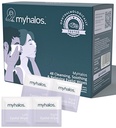 MyHalos® 48 Hydrating Eyelid Obriši za suhe oči - vlažilni in pomirjajoči očesni robčki s čajnim drevesom - pomaga pri Blefaritisu in sindromu računalniškega vida, Blefaritis zdravljenje očal, čistilec