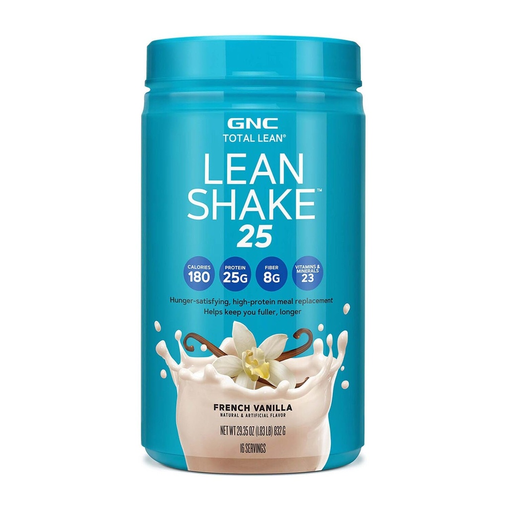 GNC Total Lean Lean Shake 25 - Francoska Vanilla (16 Servings)