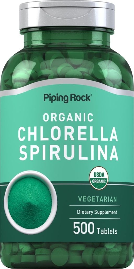 Piping Rock Klorella Spirulina Organic 
