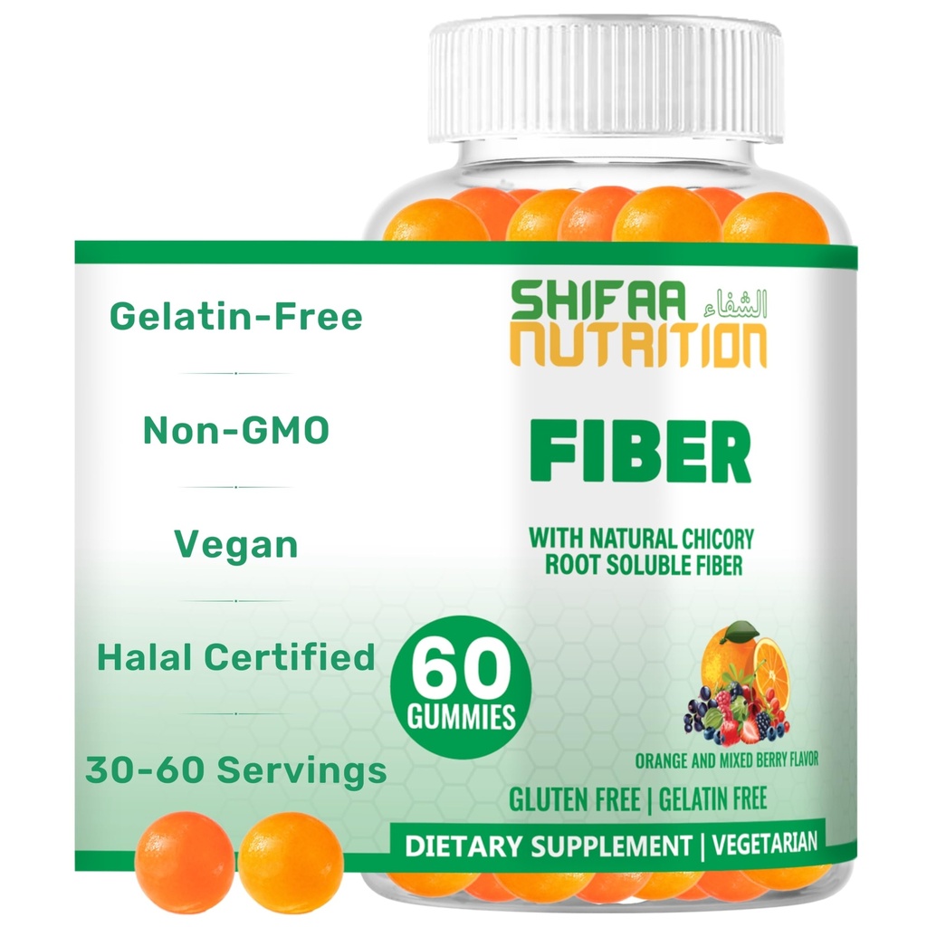 HRANILA SHIFAA Halal & Gluten Brez fiber Gumies za otroke in odrasle 