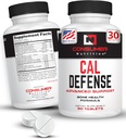 Bone Builder Supplement - Cal Defense Bone Strength Calcium Supplements za ženske in moške - s kalcij z vitaminom D, C, K, Magnezij, Bromelain, in Ipriflavon za močnejše kosti 90 Kalcijeve tablete