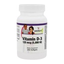 BariatricPal Vitamin D-3 125mcg (5000 i.e.) - Vegetarian Softgels (250ct steklenica)