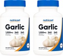 Nutricost Česen 1000mg, 240 Softgels (2 steklenici) - Brez naročila, Premium Gluten brezplačno dodatek