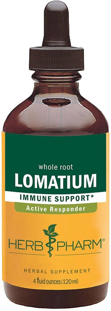 Herb Pharm Lomatium Tekoči ekstrakt za podporo imunskemu sistemu - 4 Ounce
