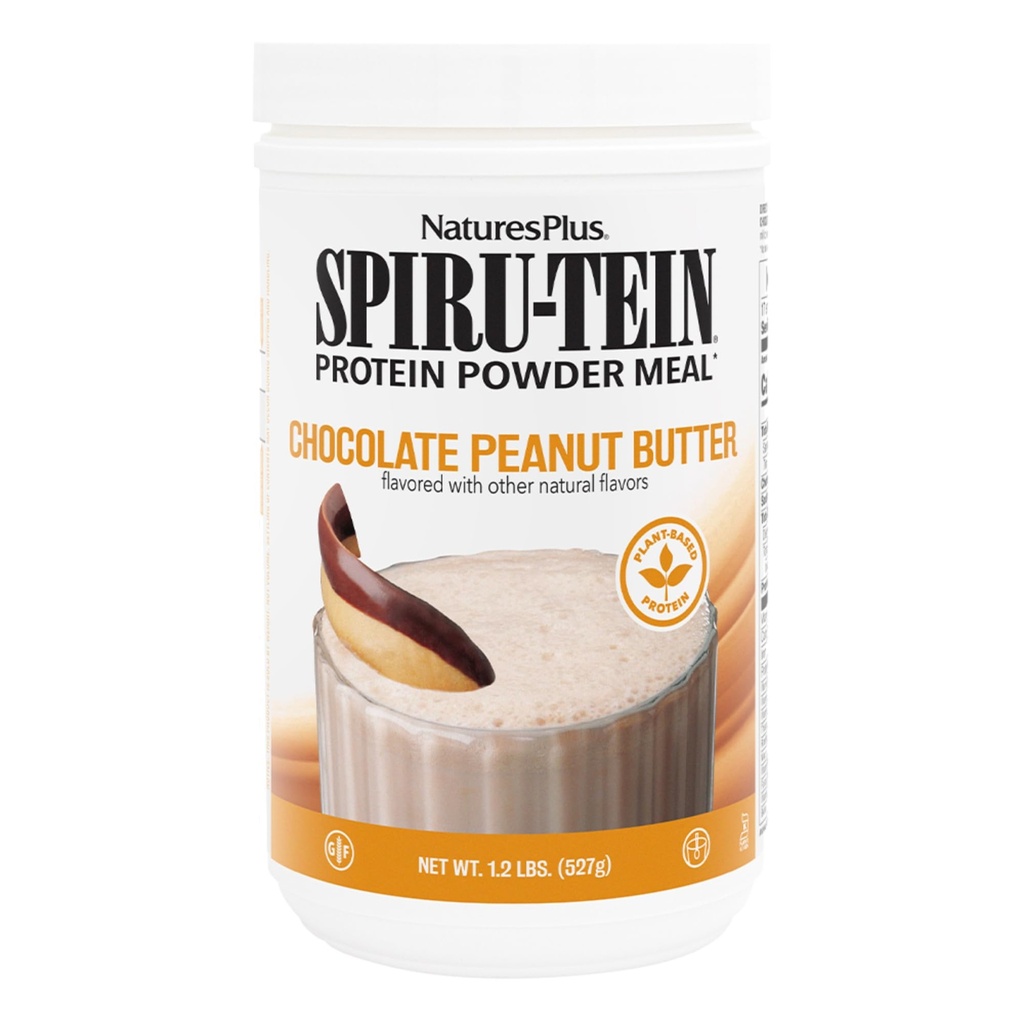 Narava Plus SPIRU-TEIN - čokoladno arašidovo maslo - 1,2 lbs, Spirulina Protein v prahu - 17 Servisi